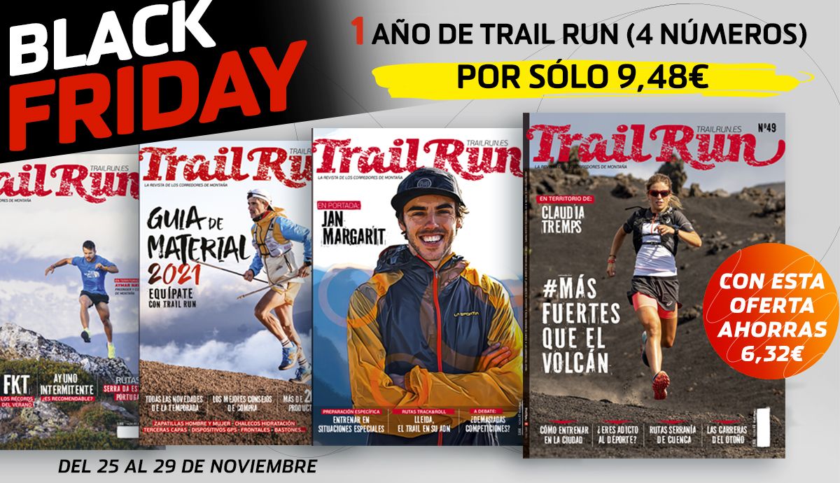 Black Friday en TrailRun: suscripción de 4 números por solo 9,48€