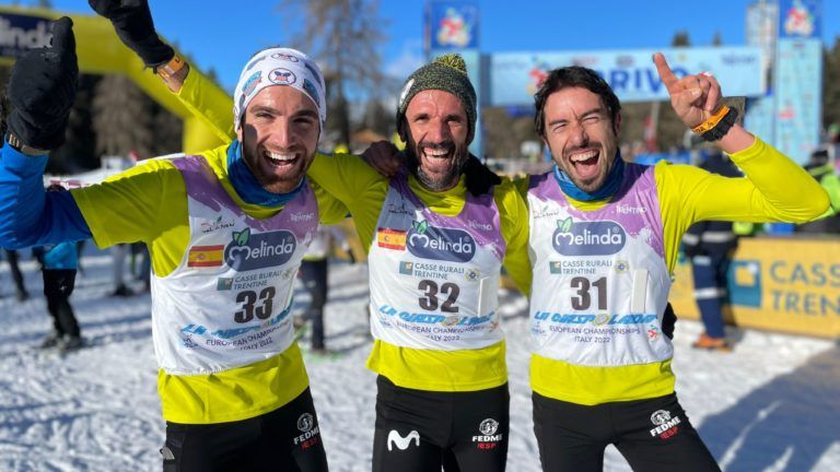 Podio en el Campeonato de Europa de Raquetas