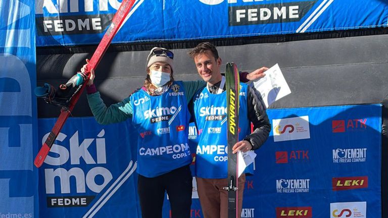 Ana Alonso y Pau Coll, vencedores de la Copa de España de Esquí de Montaña
