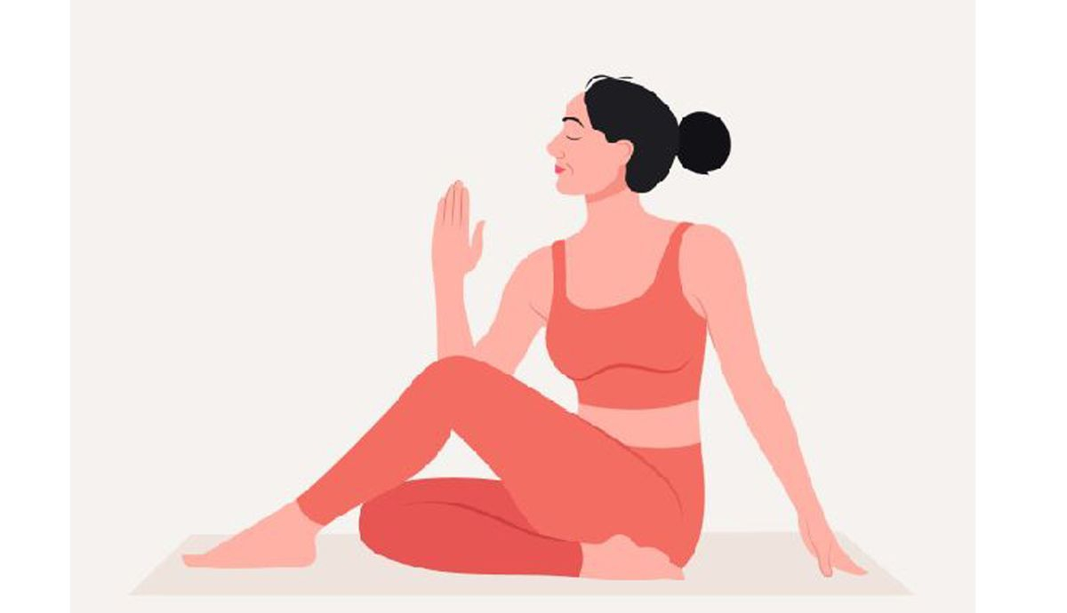 Postura del Señor de los Peces Yoga para la menstruación Postura del Señor de los Peces Yoga para la menstruación
