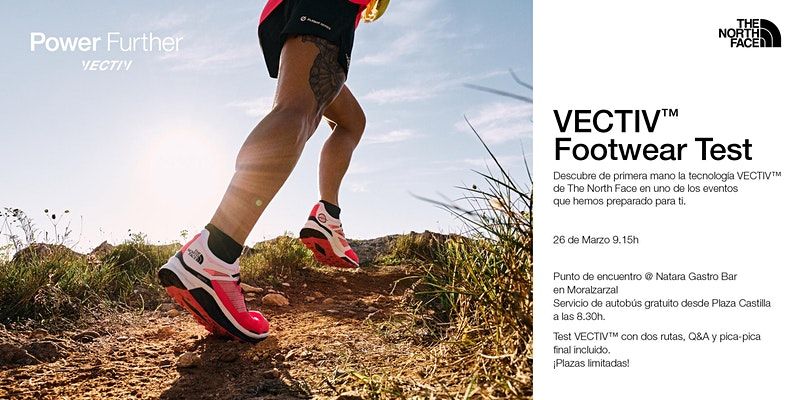 Descubre de primera mano la nueva tecnología VECTIV™ de The North Face