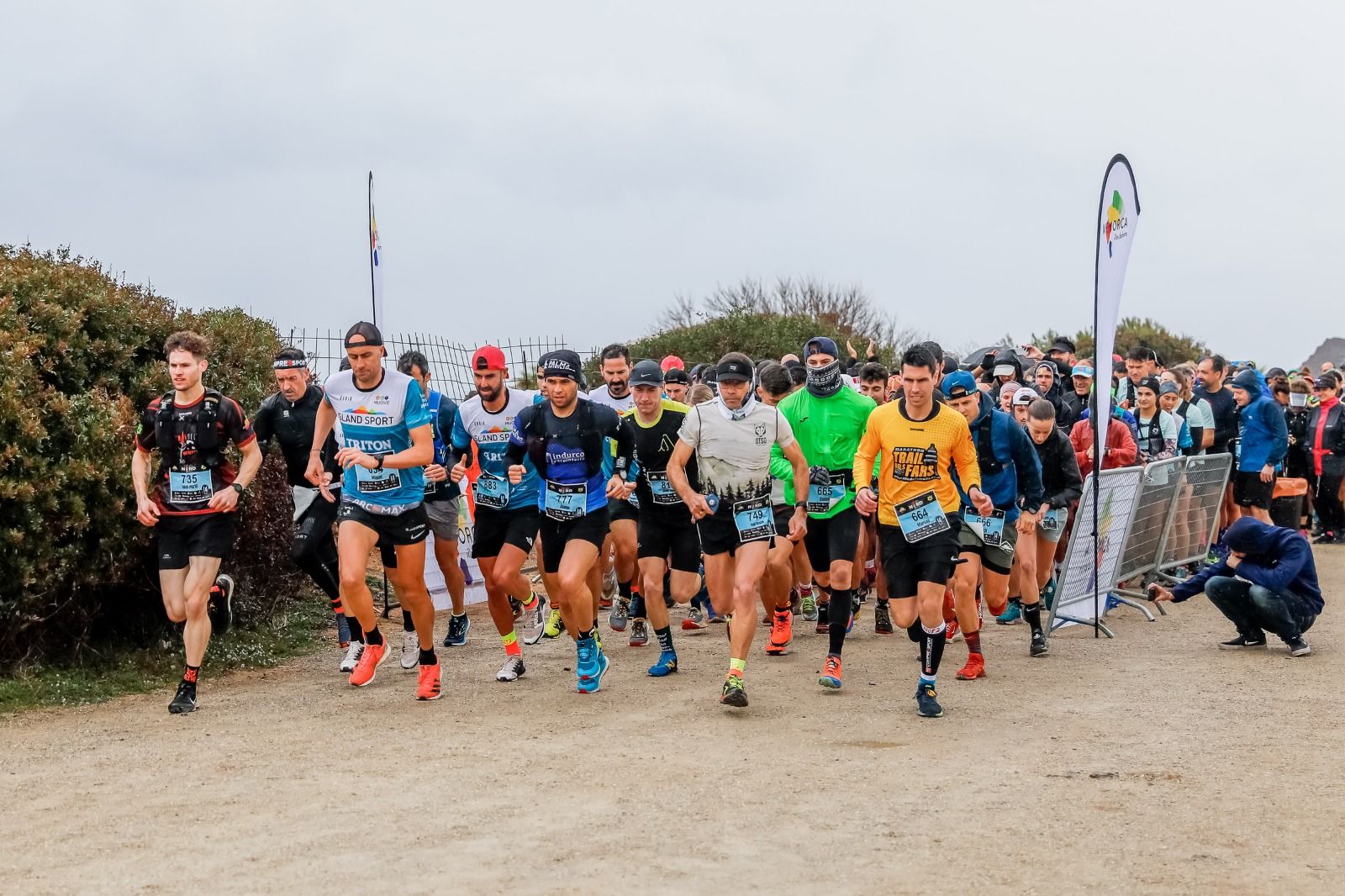 Vendaval Durán y Allés en la Trail del Nord