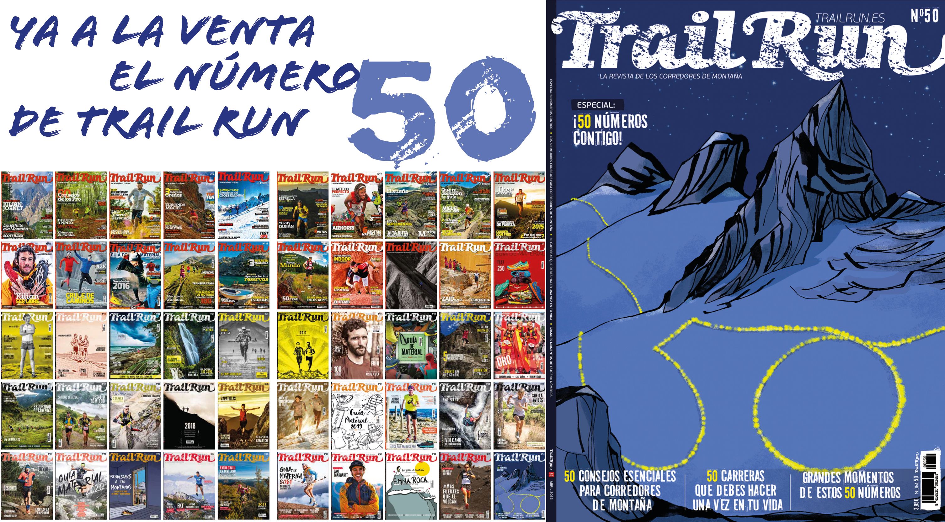 ¡Trail Run 50  ya está en tu quiosco!