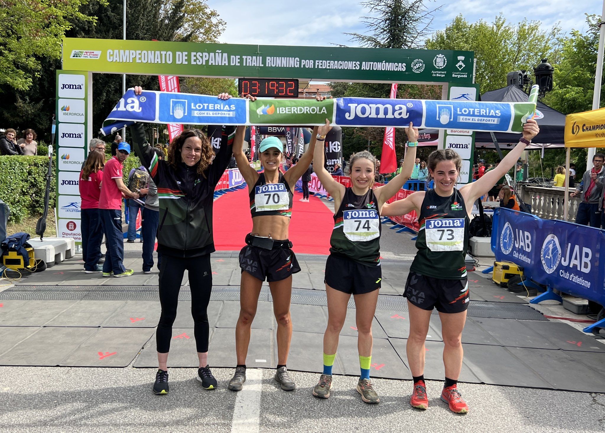 La selección vasca, Campeona de España de Trail por selecciones autonómicas ©RFEA
