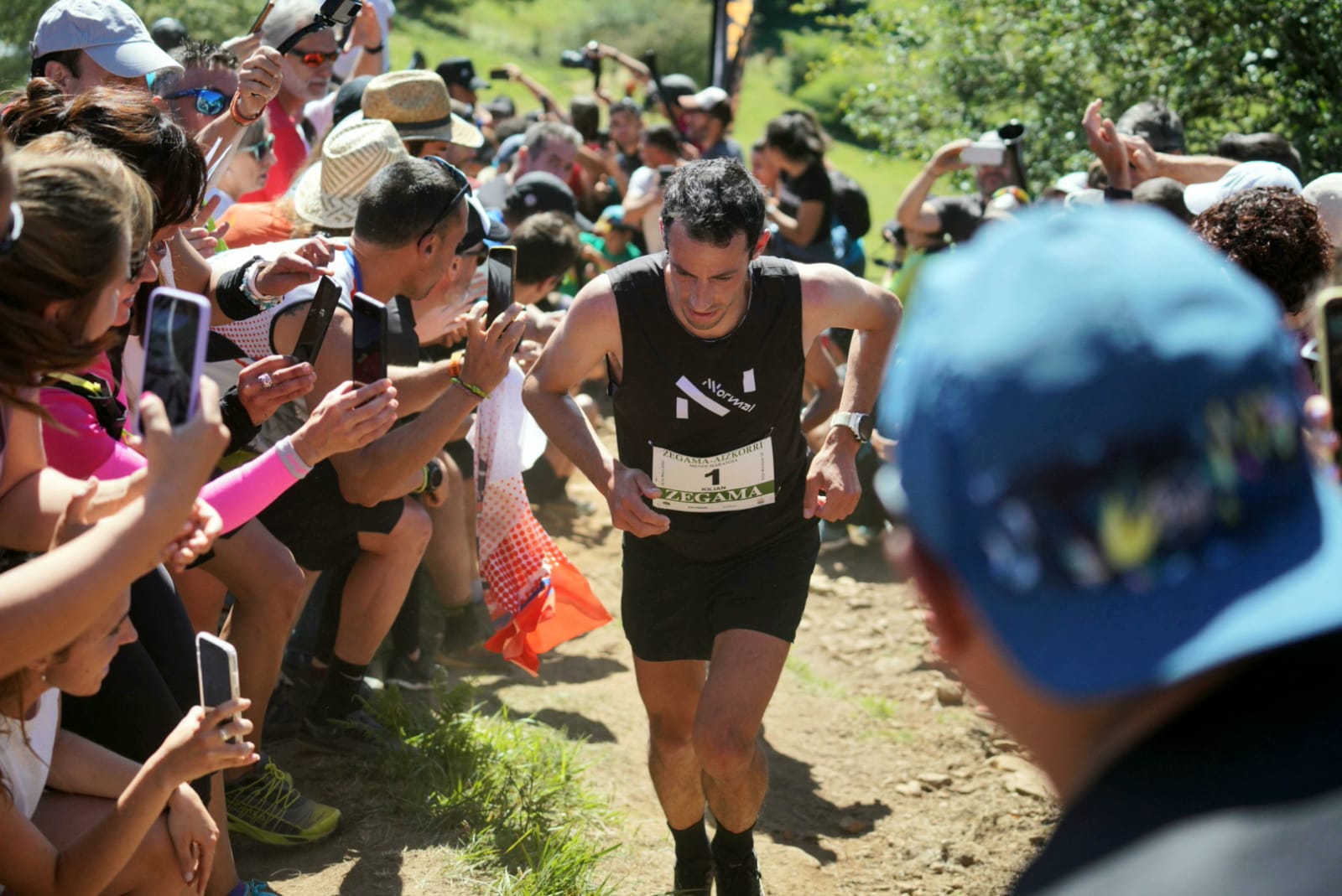 Kilian Jornet, 10 veces ganador Zegama-Aizkorri 2022 ©JCDFotografía