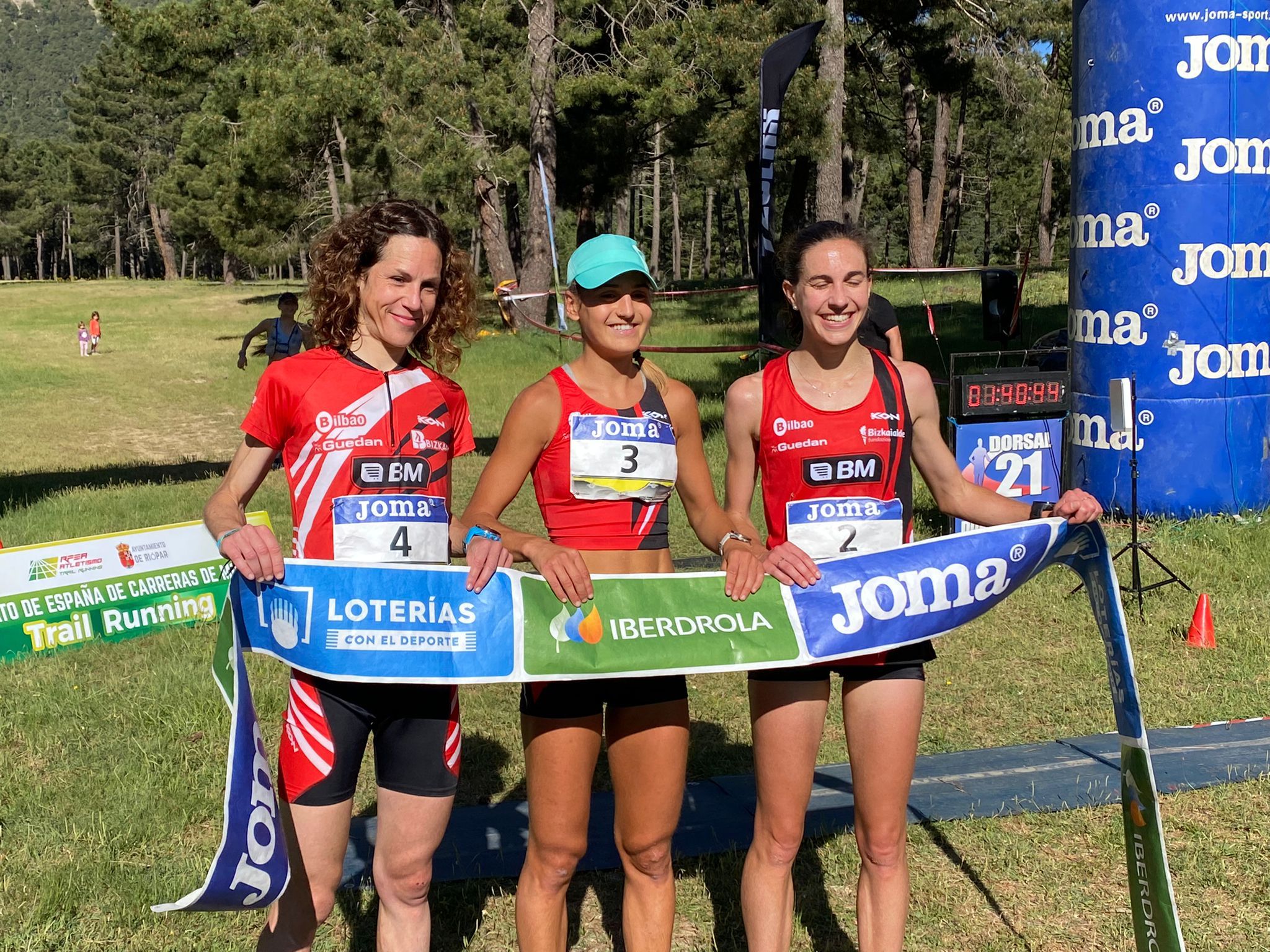Podio femenino del Campeonato de España Classic