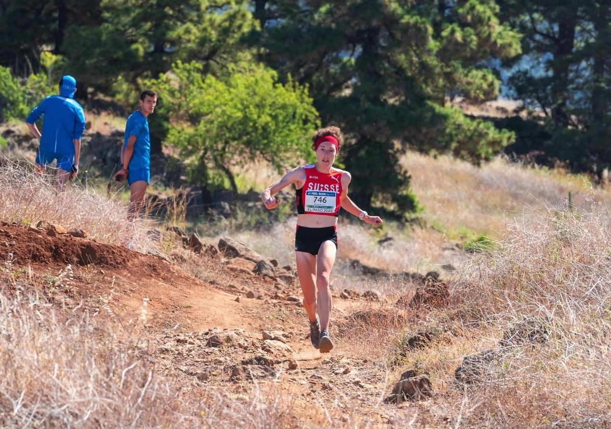 Mathys en un momento de carrera