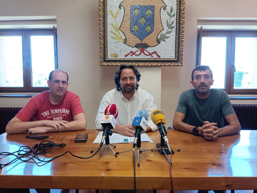 Miguel Heras durante la presentación del proyecto