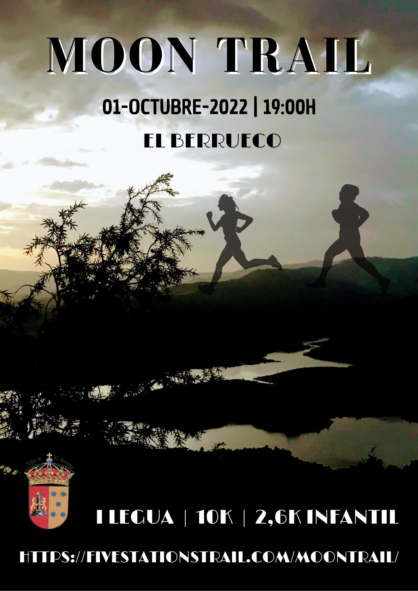 Cartel de la carrera Moon Trail