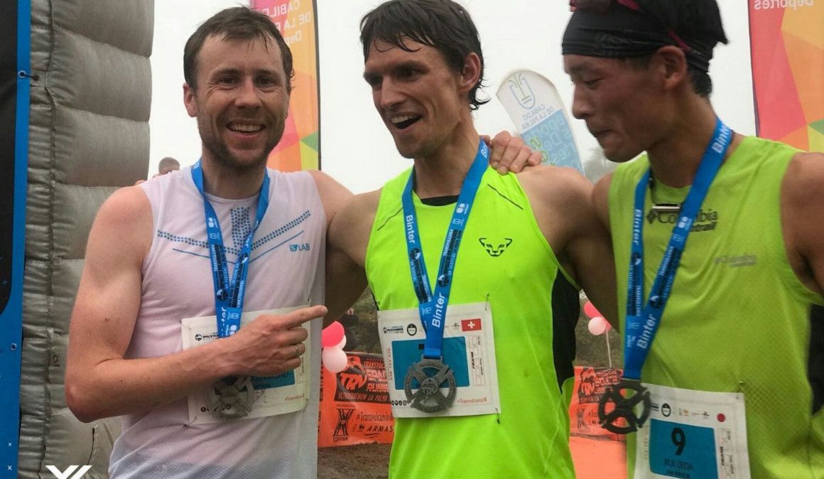 Pascal Egli y Christell De Walle se imponen en el KV Transvulcania