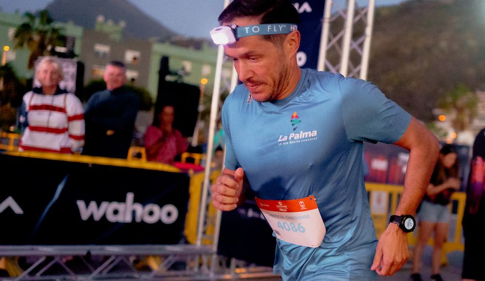 Mariano Hernández Zapata en la salida del Vertical Challenge ©Transvulcania by UTMB®