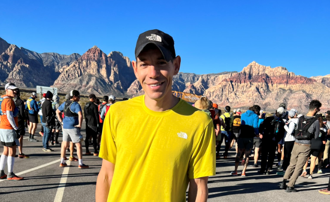 Honnold tras la 50K Red Rock Canyon (c) RRSS Alex Honnold