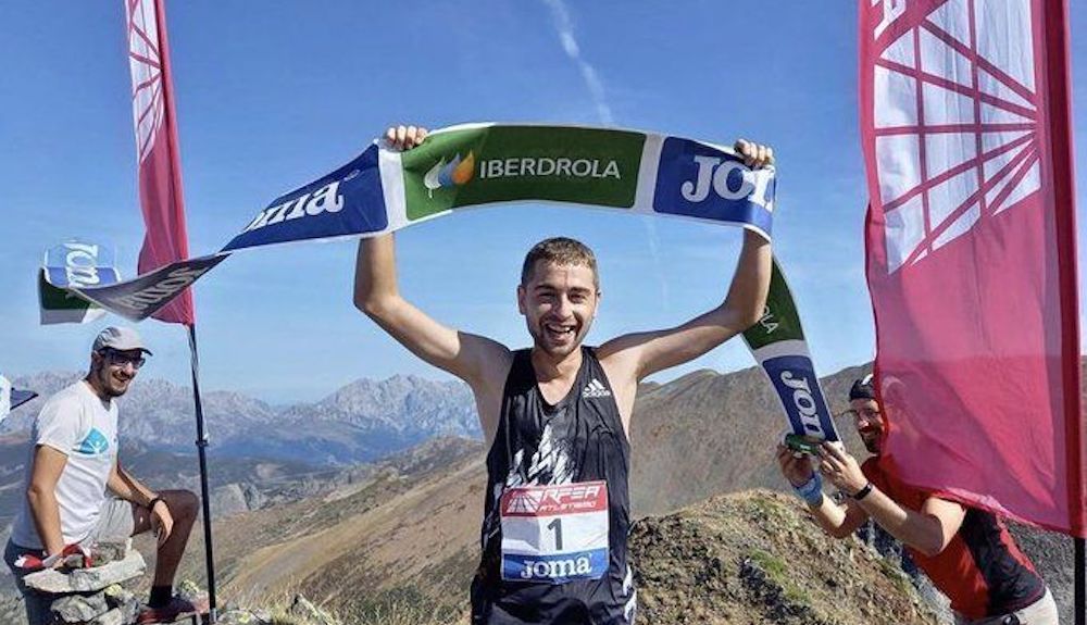 Daniel Osanz, Campeón de España de Trail Running Subida Vertical. Fotografía @ultrampalentina©