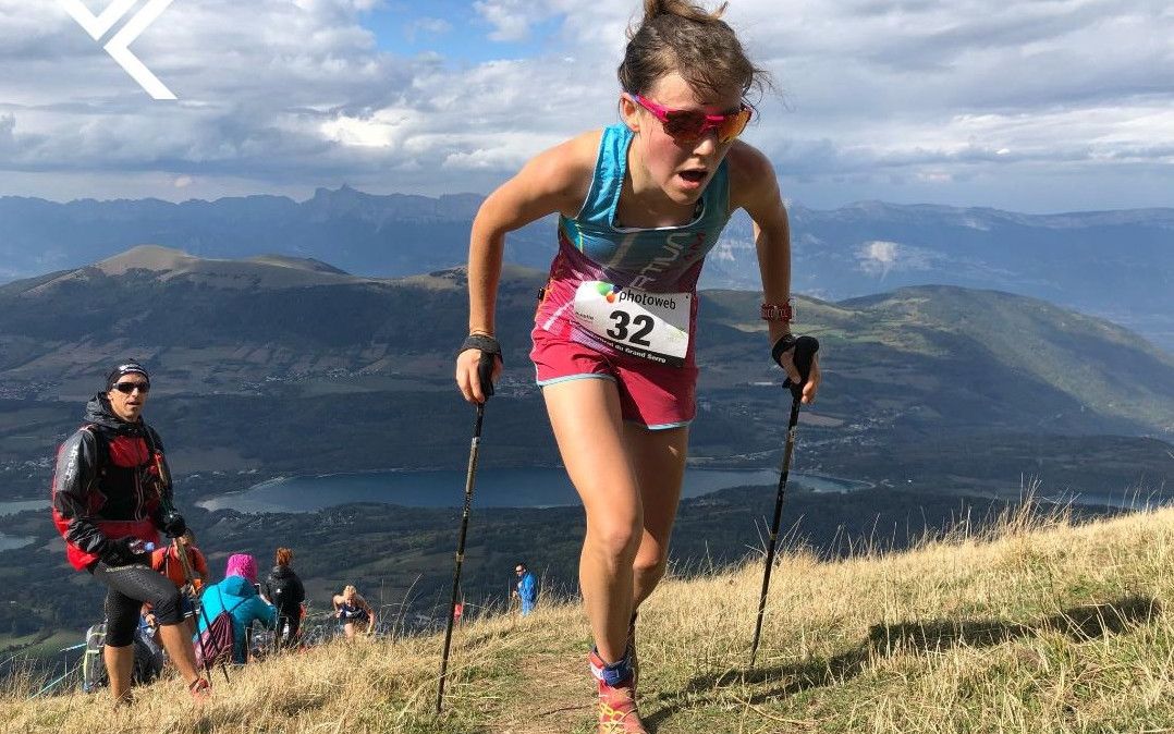 Axelle  Mollaret bate el récord del mundo femenino de Kilómetro Vertical