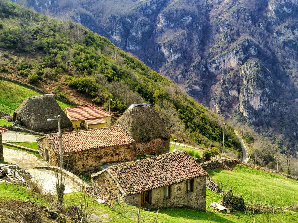 La Falguera village, Somiedo Natural Park, Asturias, Spain.iStock 1398674223