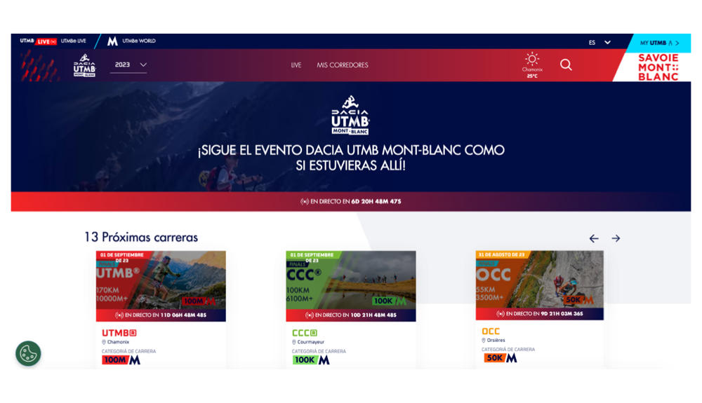 UTMB LIVE Chamonix 2023