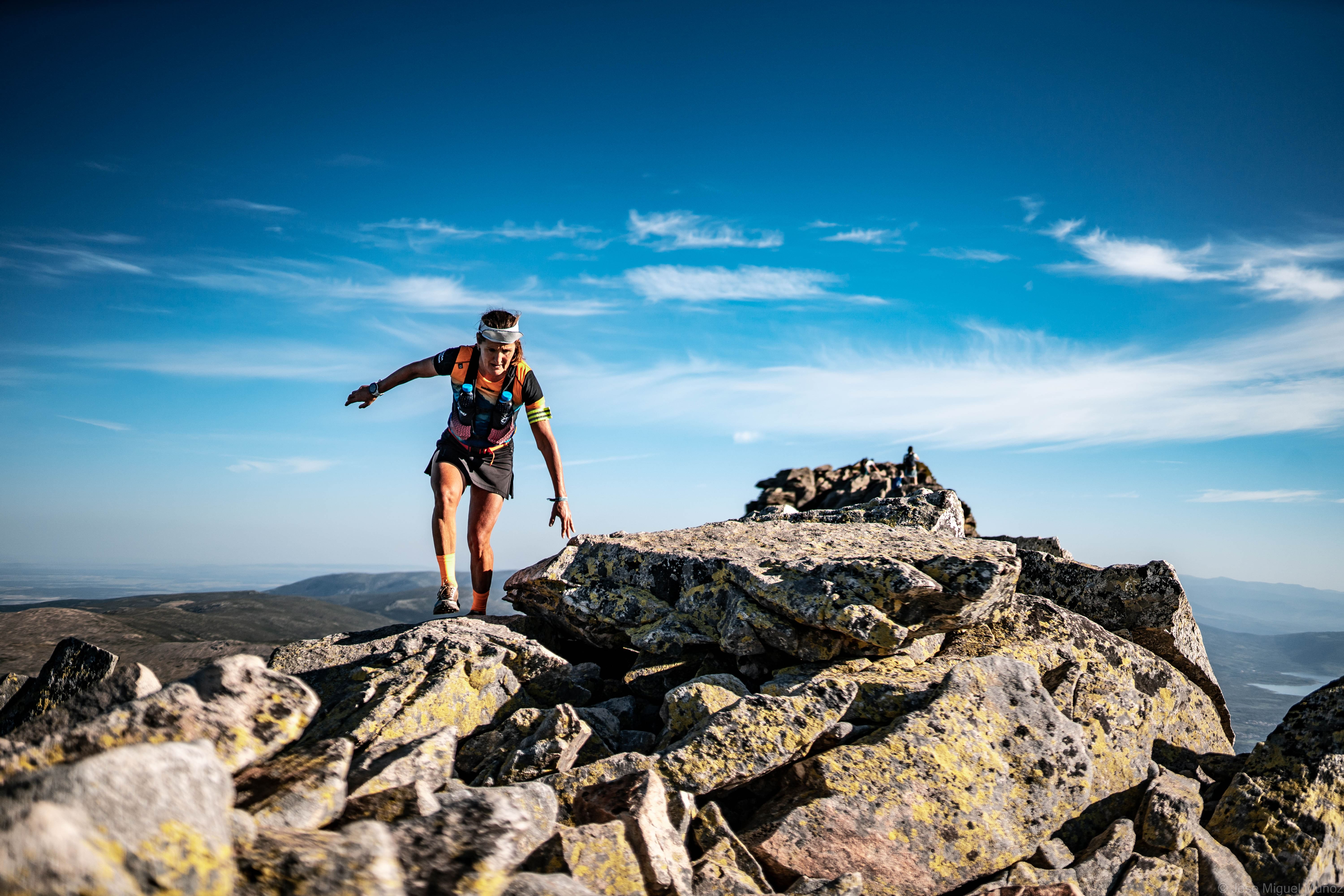 Nerea Martínez en un momento de carrera ©️ José Miguel Muñoz Egea : Gran Trail Peñalara