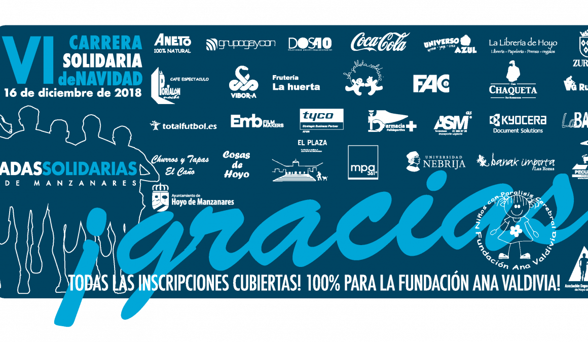 La VI edición de Zancadas Solidarias supera los 6.000€ de donativos