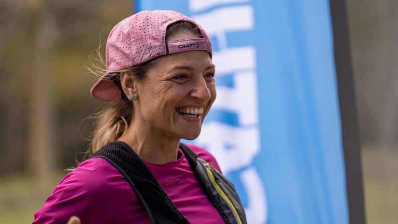 Aroa Sío en la primera carrera Asaltamontes Female Trail ©️Miguel Rúa