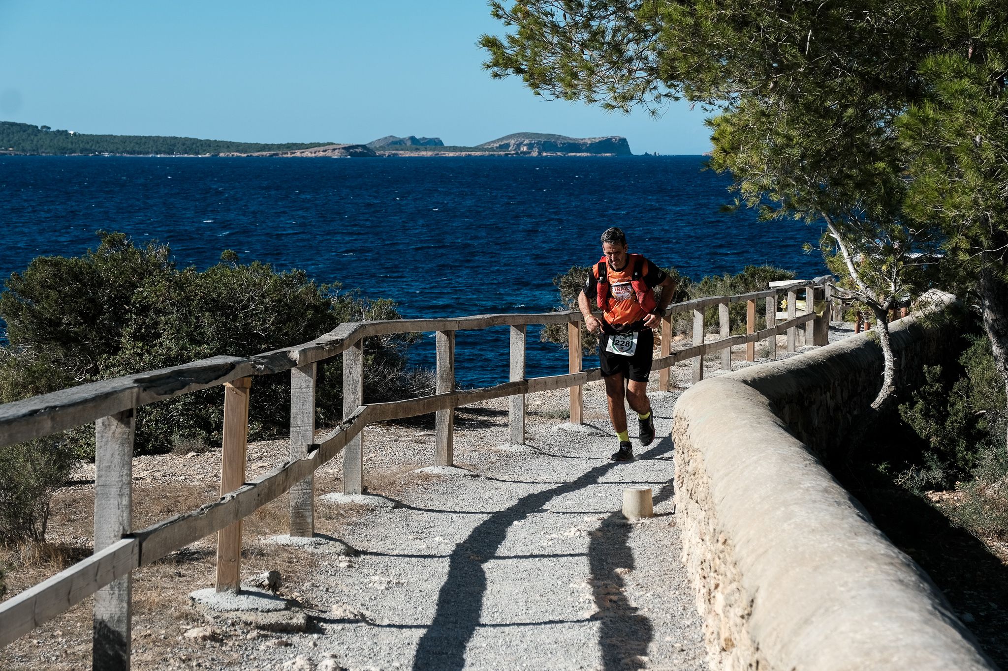 Un participante de Ibiza Trail ©️Organización 