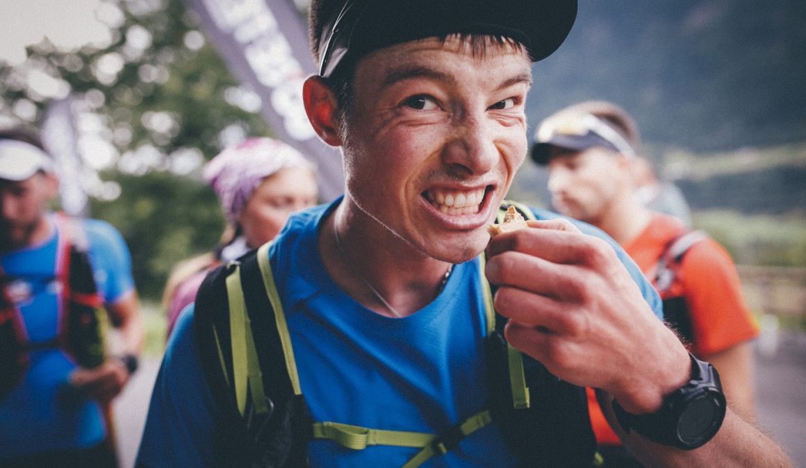 La pesadilla de comer y correr (a la vez). Foto: Revista Trail Run.