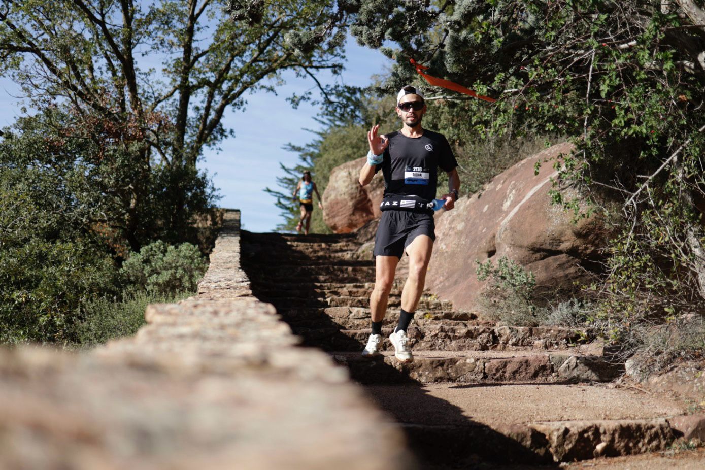 Un participante de la EDA 25K. Foto de Pol Delclos