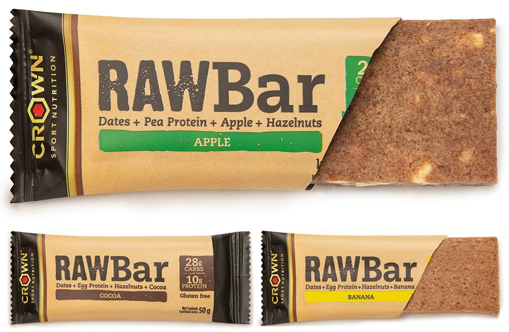 Nuevas RAW BAR: barritas hechas de dátil, proteína y avellana