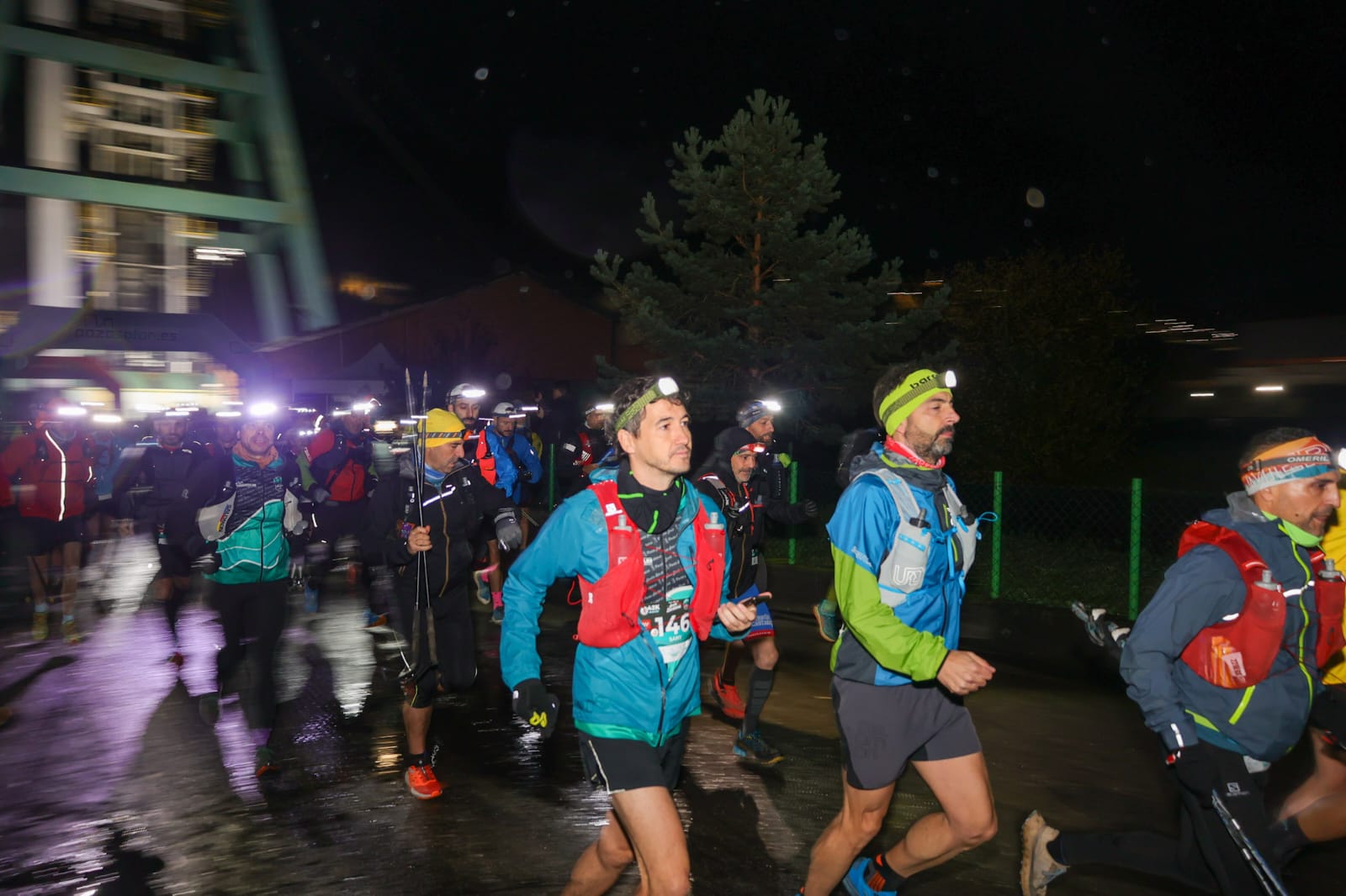 Participantes del Trail Minero Santa Bárbara