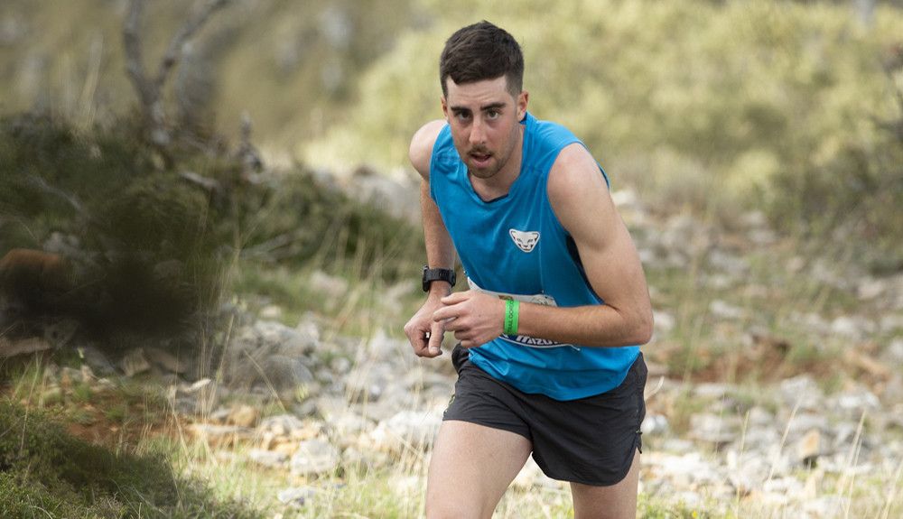 Noel Burgos ganador de Trail Gordón 2019. Fotografía Mikael Helsgin 