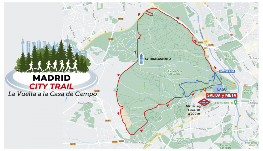 Plano circuito Madrid City Trail Plano circuito Madrid City Trail