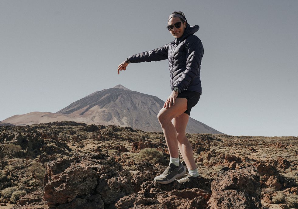 Oihana y su récord del Teide 