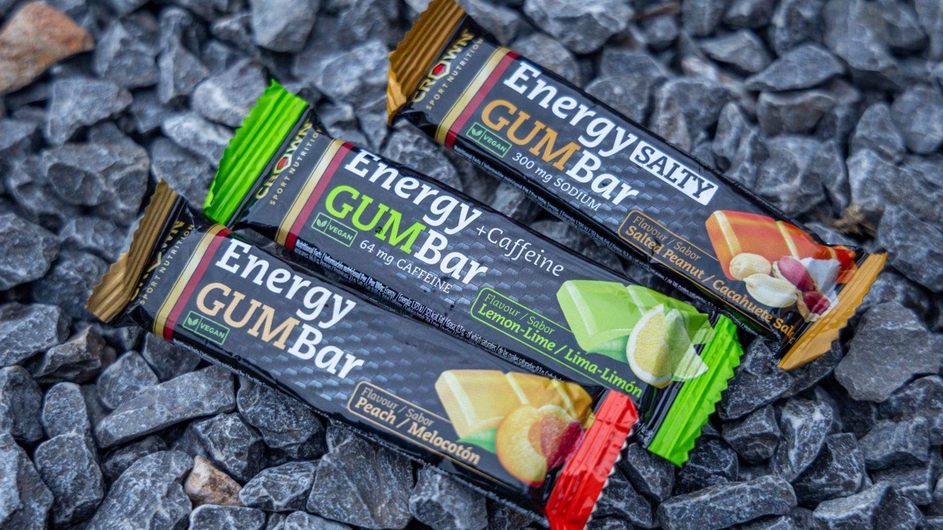 Nuevos sabores innovadores de Energy GUM Bar de Crown Sport Nutrition