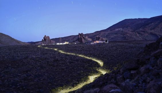 La Tenerife Bluetrail al amanecer La Tenerife Bluetrail al amanecer