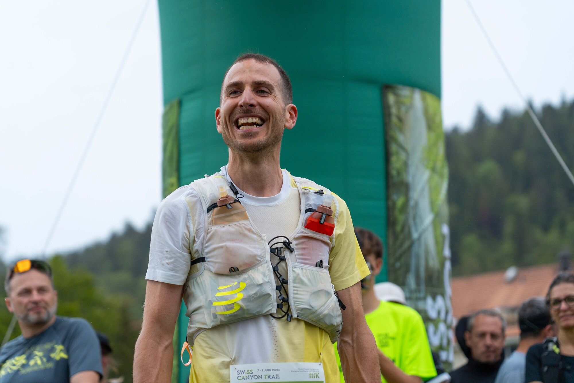 Aleix Toda tras su llegada a meta