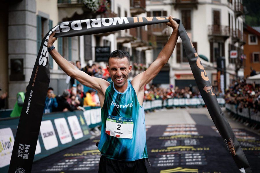 Elhousine Elazzaoui vencedor de la Marathon du Mont-Blanc ©Florian Legrand 