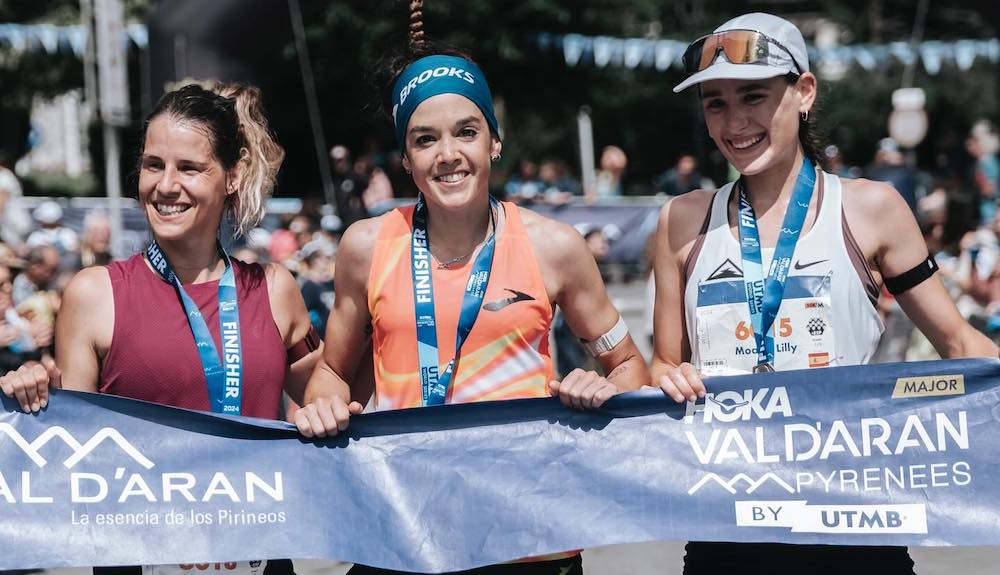 Podio femenino EXP HOKA Val d'Aran by UTMB® ©UTMB Iberia