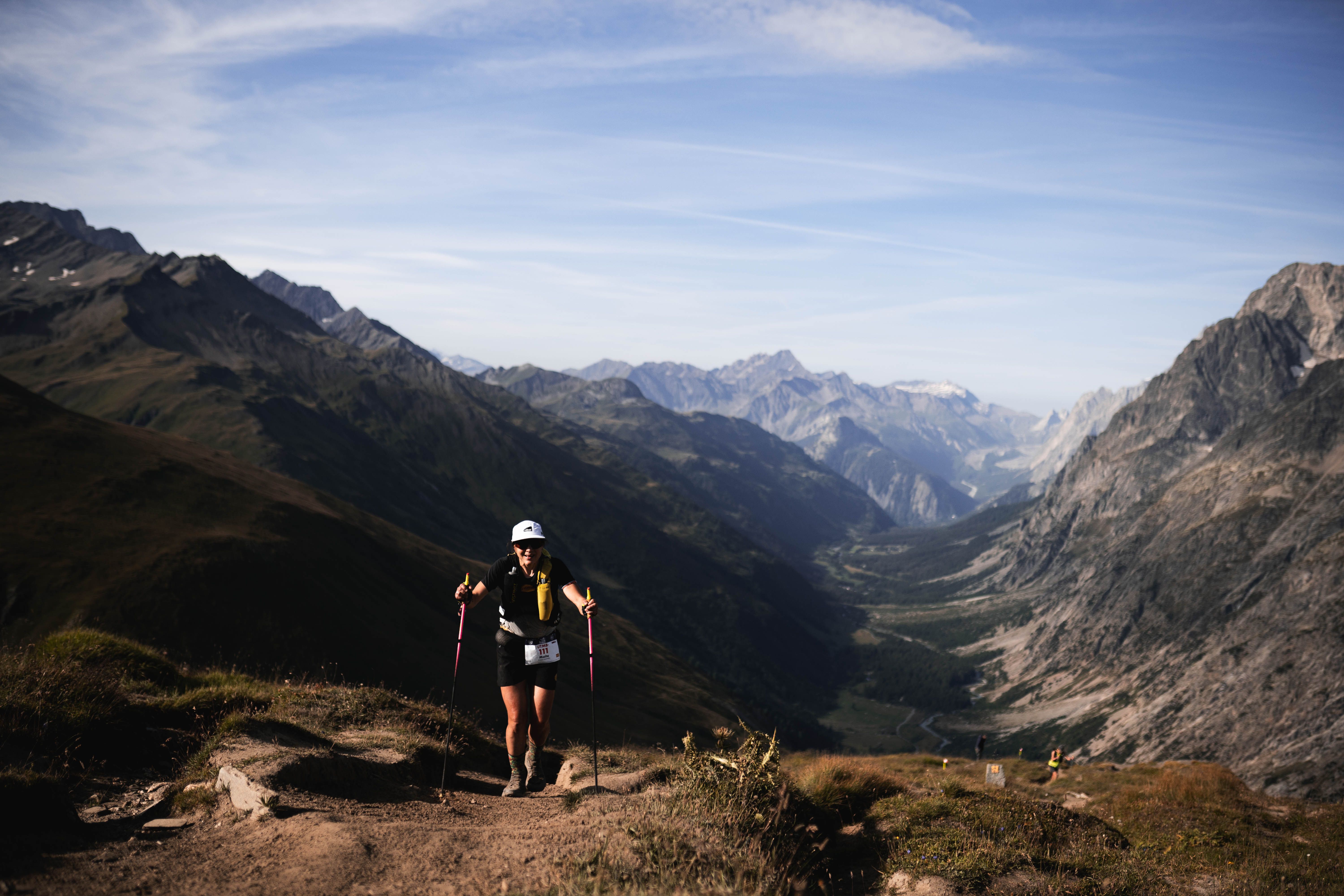 Maite Maiora hizo una carrera de menos a más para conseguir su tercera UTMB® ©José Miguel Muñoz Egea