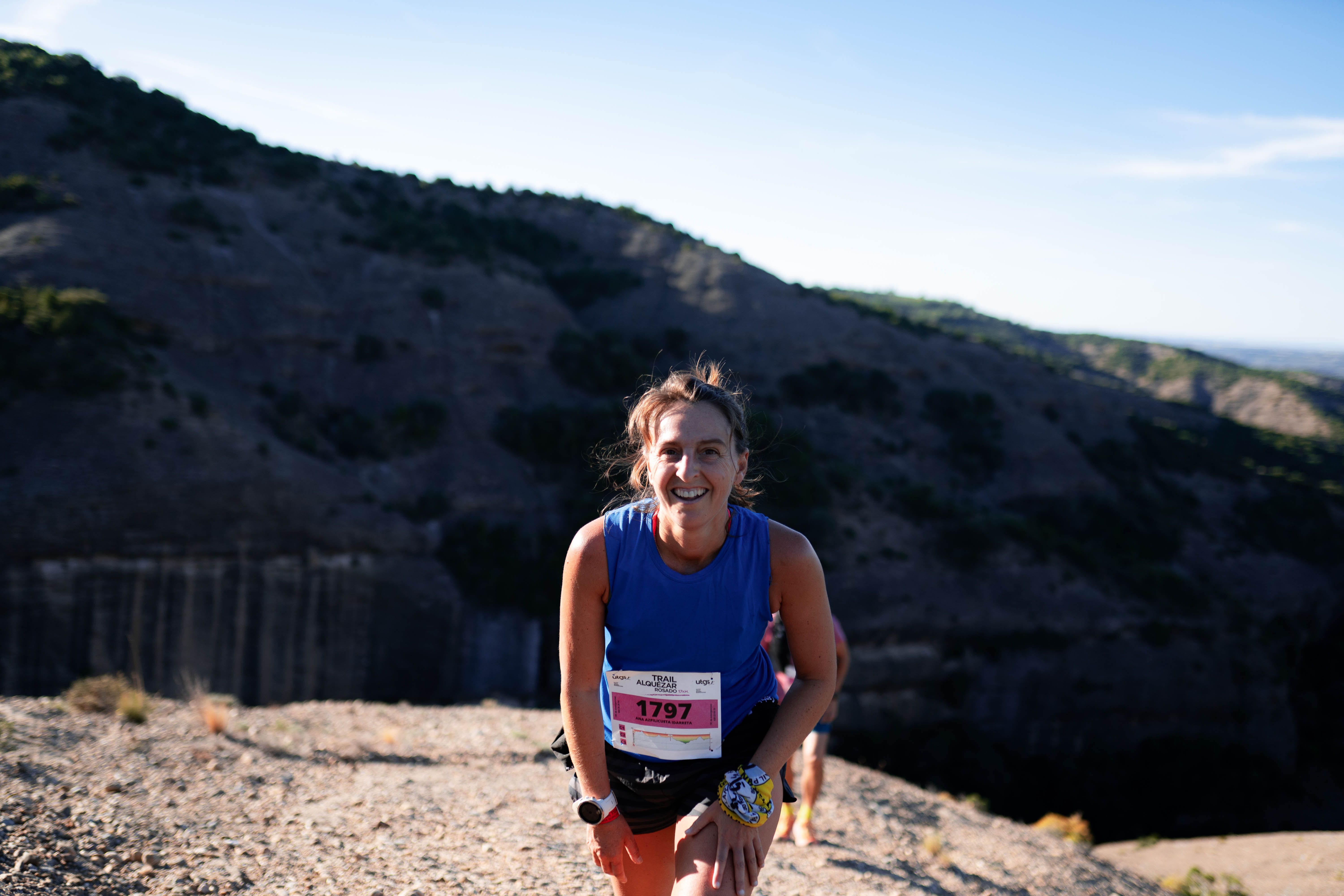 Me gusta el agua, el rosado y las carreras cortas. Trail Alquezar Rosado ©Jose Miguel Muñoz Egea
