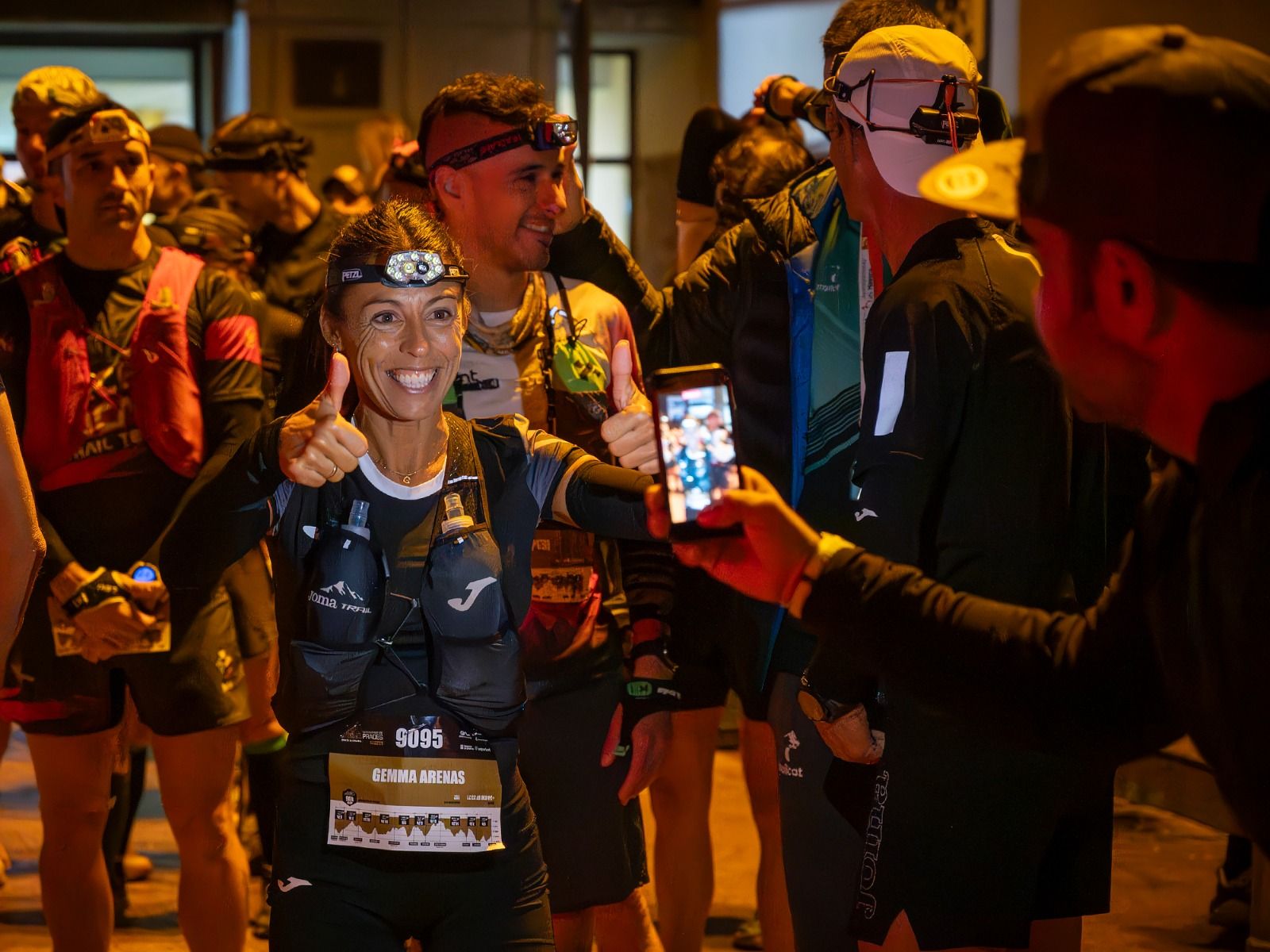 Gemma Arenas en la salida de la MDP 90K. Foto de Lila Aiberich