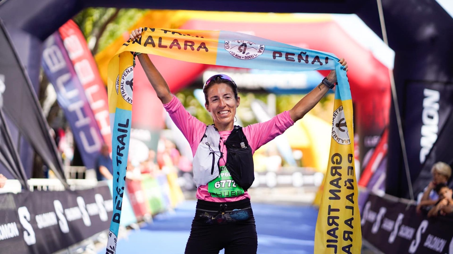 Sara Lorenzo en el Gran Trail Peñalara ©️GTP 