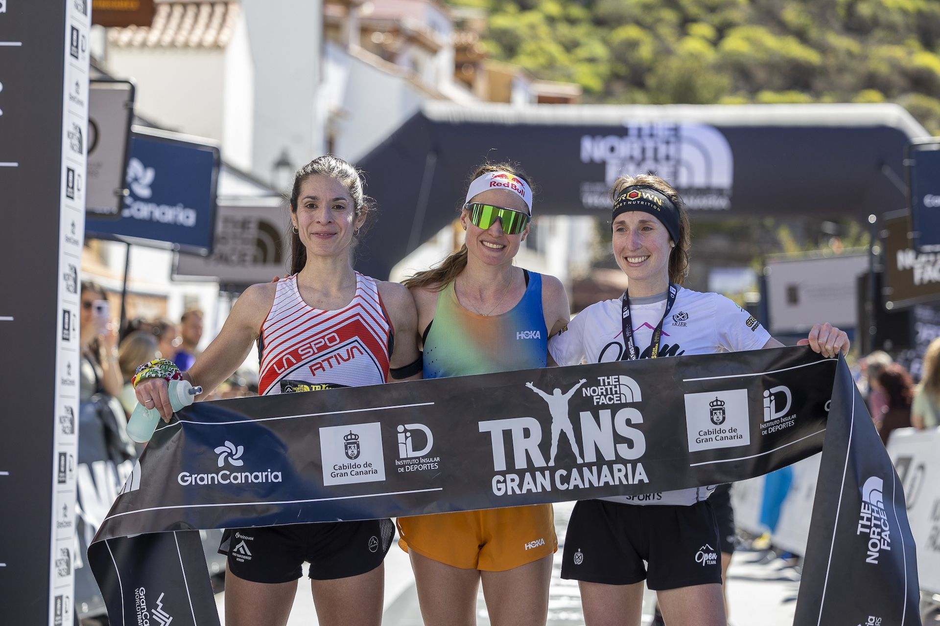Podio femenino de Half de The North Face Transgrancanaria