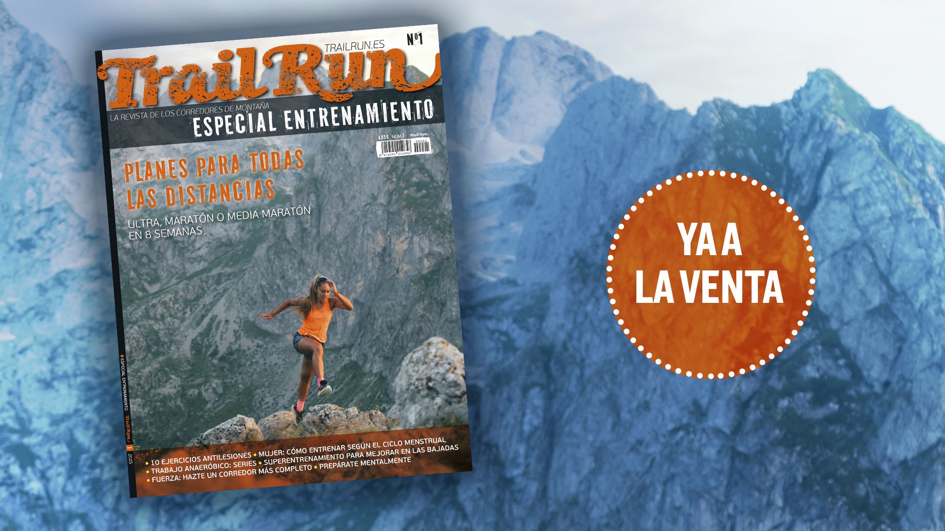 Ya está a la venta el primer número de Trail Run 2025: Especial entrenamiento