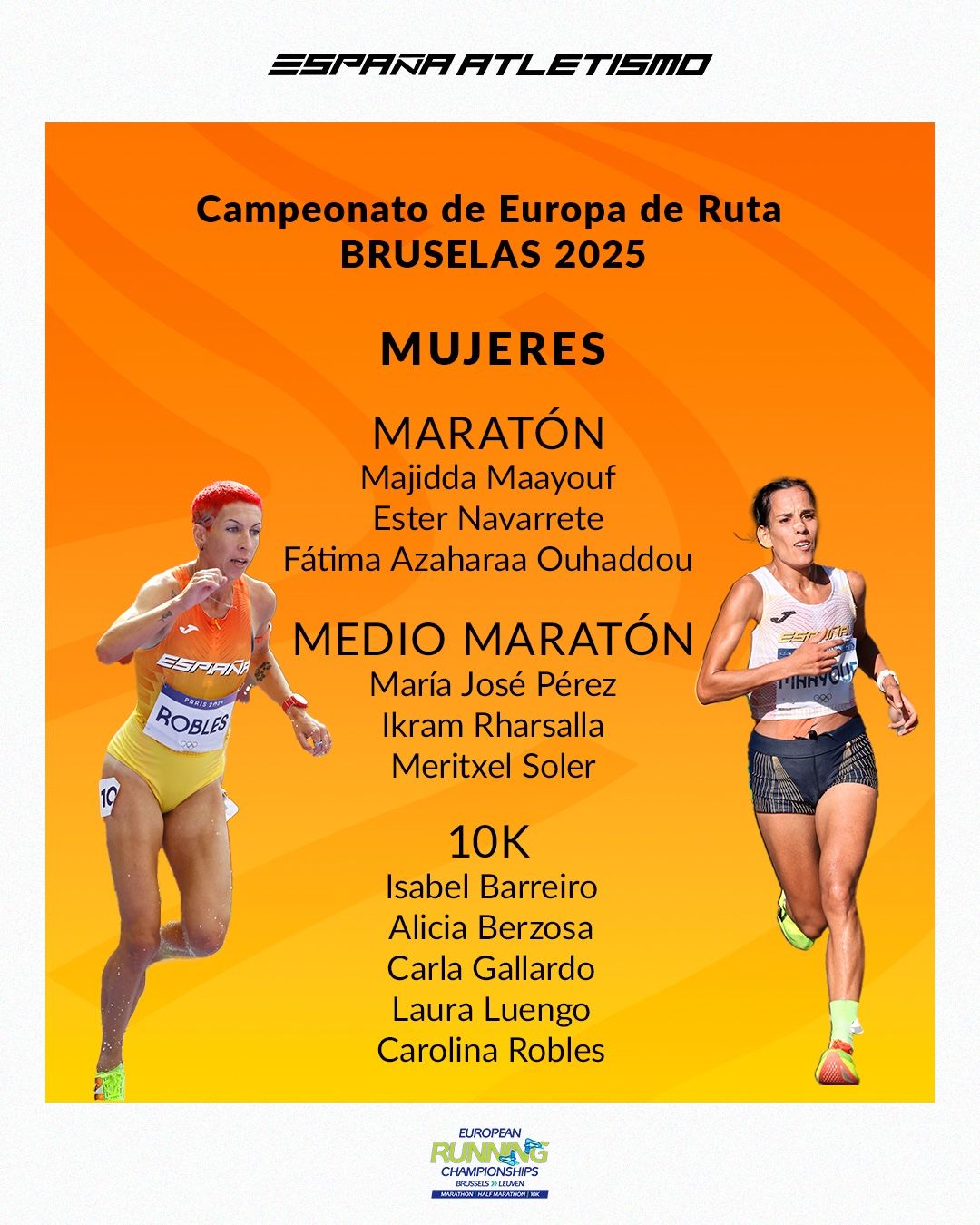 preselección Campeonato Europa ruta