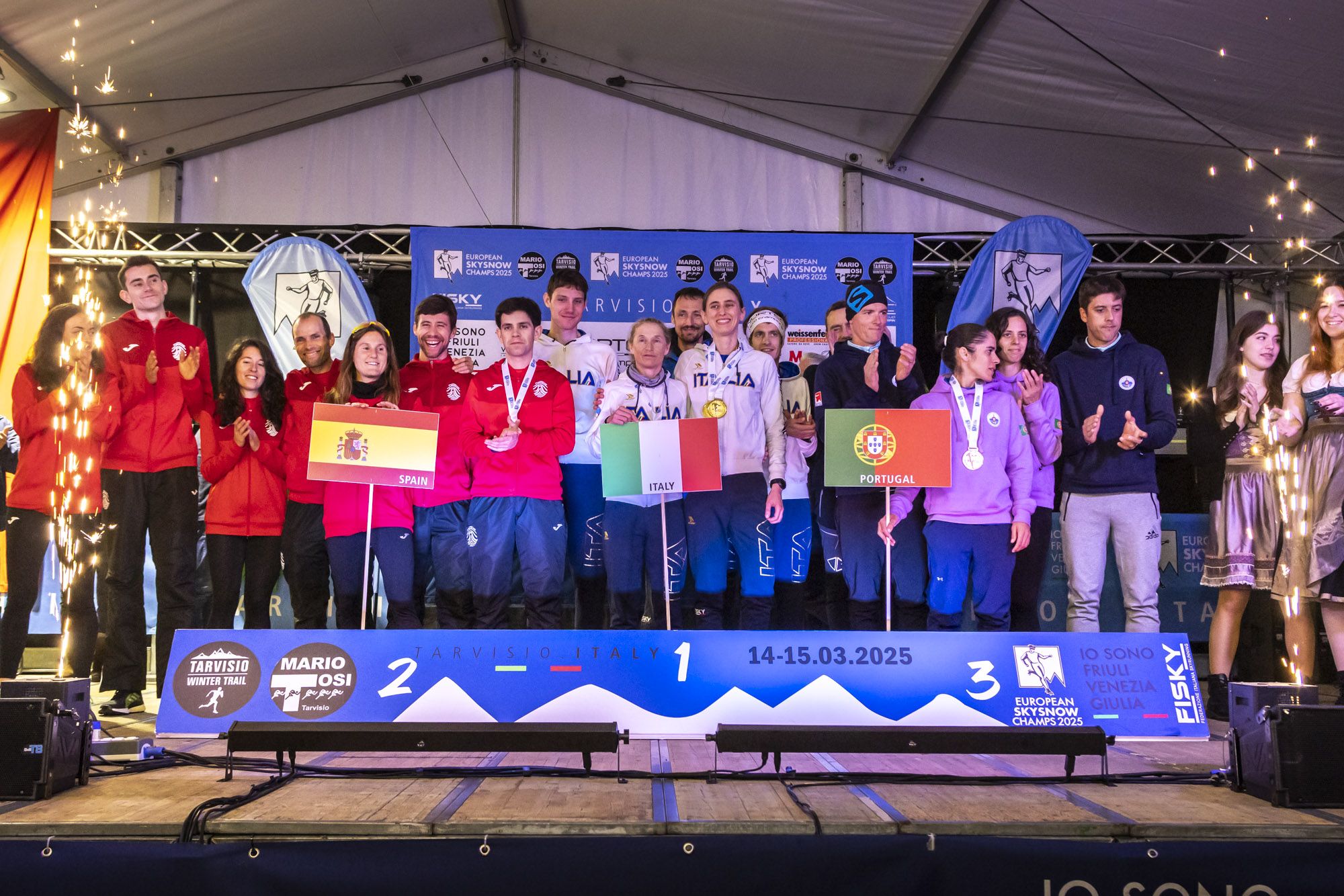 Italia, España y Portugal encabezan el primer ranking de países del Campeonato Europeo de SkySnow. ©Stefano Jeantet