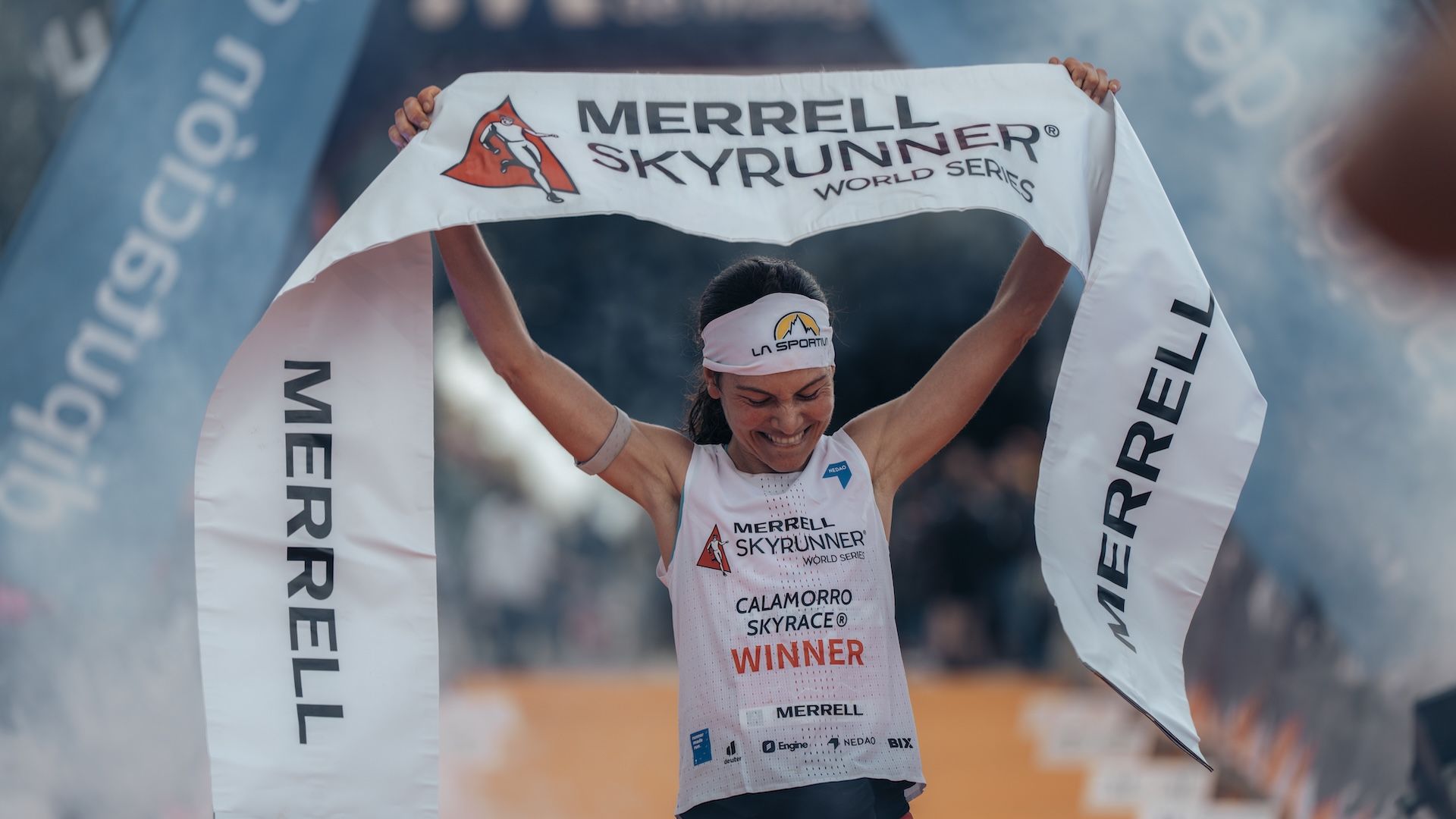Patricia Pineda y Luca del Pero los nuevos reyes de Calamorro Skyrace ©️Antton Guaresti