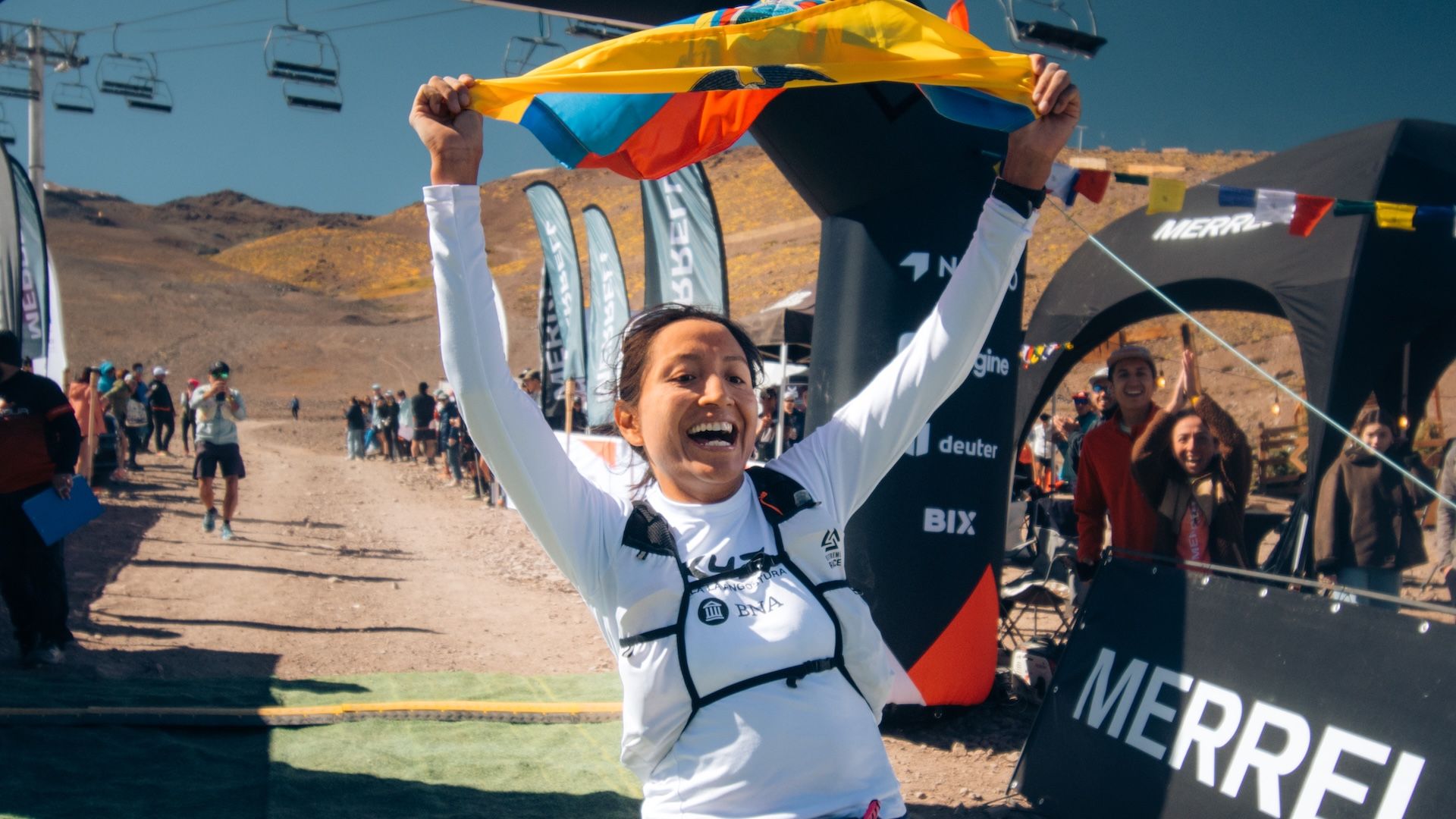 Blanca Llumiquinga ©️Merrell Skyrunner® World Series