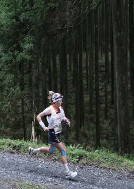 Claudia Tremps en un momento de la competición