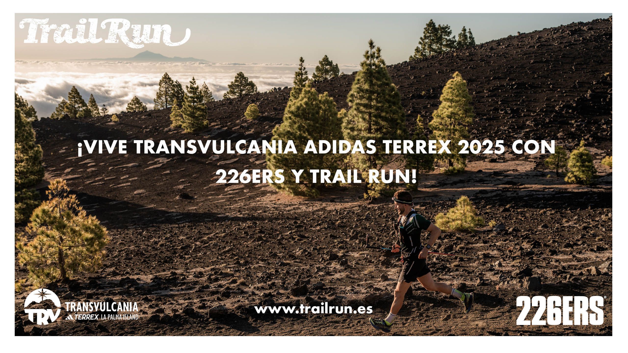 ¡Vive Transvulcania adidas TERREX con 226ERS y revista TRAIL RUN!