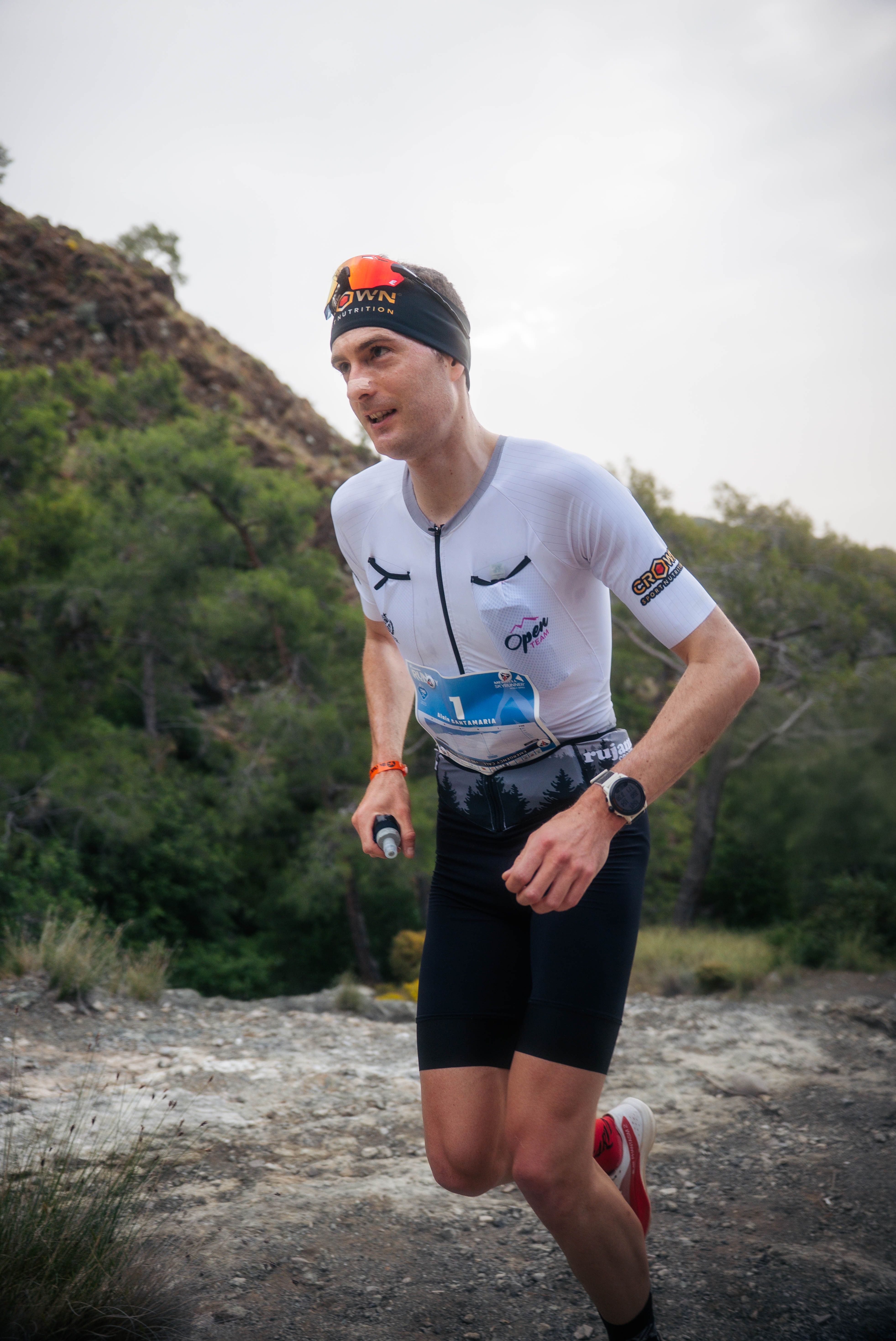Alain en un momento de la carrera © Merrel Skyrunner World Series