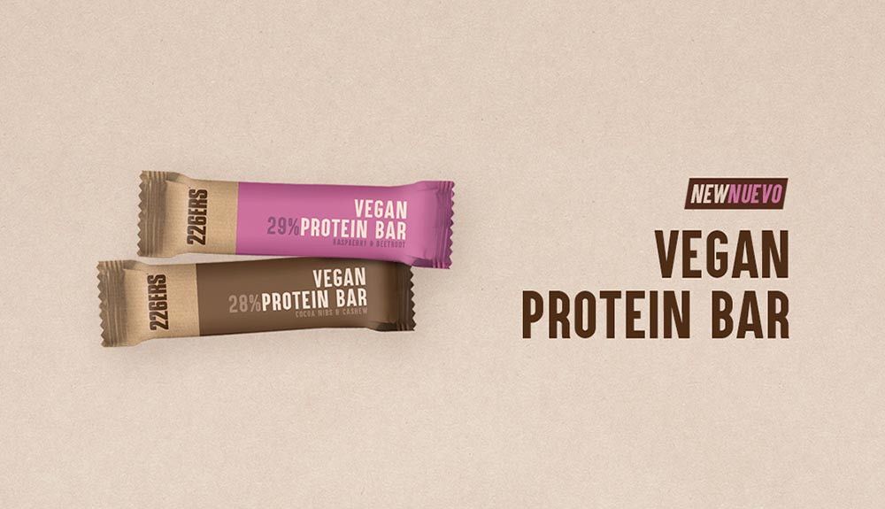 226ERS lanza su nueva gama de barritas proteicas veganas